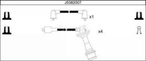 Nipparts J5382007 - Комплект проводів запалювання autozip.com.ua