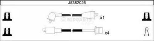 Nipparts J5382026 - Комплект проводів запалювання autozip.com.ua