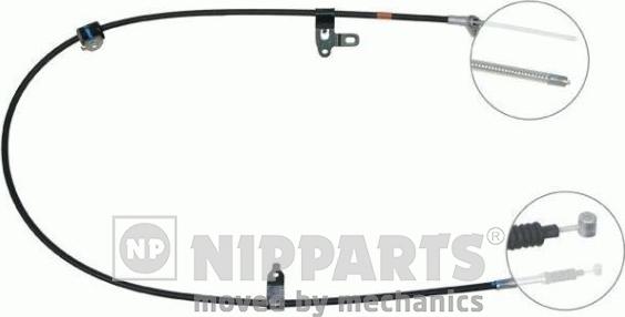 Nipparts J19317 - Трос, гальмівна система autozip.com.ua
