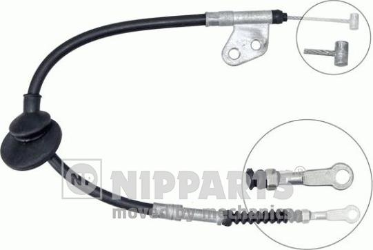 Nipparts J14200 - Трос, гальмівна система autozip.com.ua