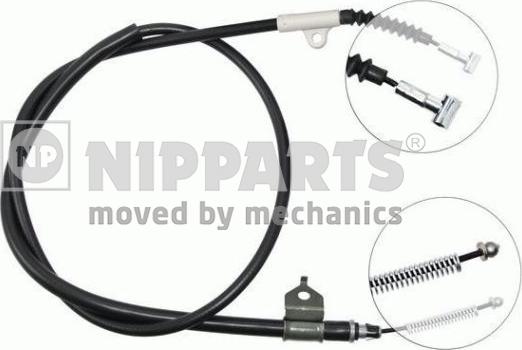 Nipparts J11828 - Трос, гальмівна система autozip.com.ua