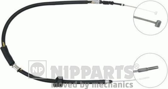Nipparts J12951 - Трос, гальмівна система autozip.com.ua