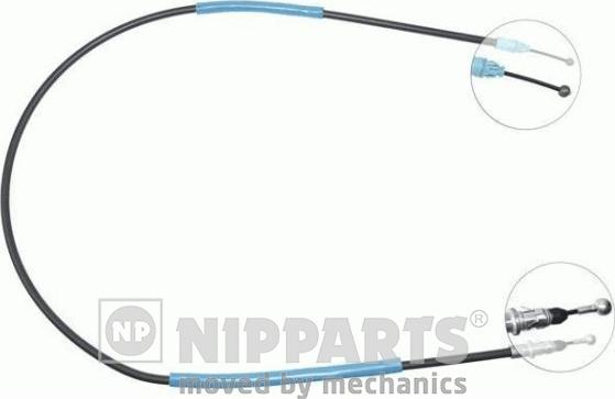 Nipparts J17278 - Трос, гальмівна система autozip.com.ua