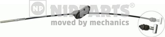 Nipparts J3912038 - Трос, гальмівна система autozip.com.ua