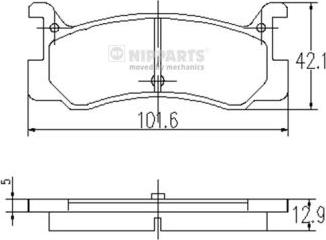 FTE 9005264 - Гальмівні колодки, дискові гальма autozip.com.ua