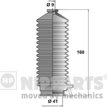 Nipparts J2841003 - Комплект пилника, рульове управління autozip.com.ua