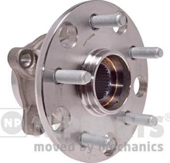 Nipparts N4712086 - Комплект підшипника маточини колеса autozip.com.ua