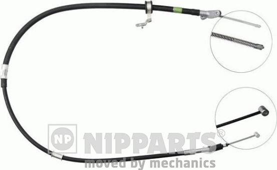 Nipparts N3922061 - Трос, гальмівна система autozip.com.ua