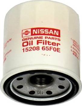 NISSAN 15208-65F0E - Масляний фільтр autozip.com.ua