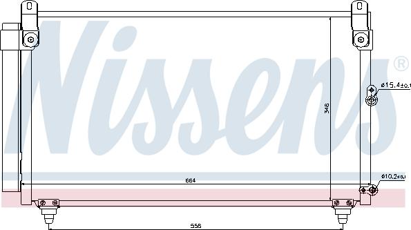 NISSENS 940191 - Конденсатор, кондиціонер autozip.com.ua