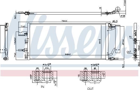 Nissens 940759 - Конденсатор, кондиціонер autozip.com.ua