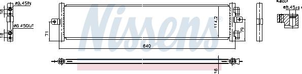 NISSENS 941309 - Конденсатор, кондиціонер autozip.com.ua
