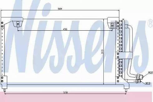 NISSENS 94710 - Конденсатор, кондиціонер autozip.com.ua