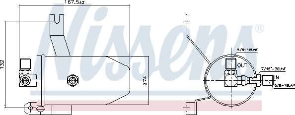 Nissens 95202 - Осушувач, кондиціонер autozip.com.ua