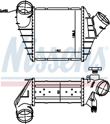 Nissens 96759 - Интеркулер autozip.com.ua