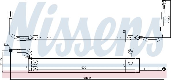 Nissens 90631 - Масляний радіатор, кермове управління autozip.com.ua