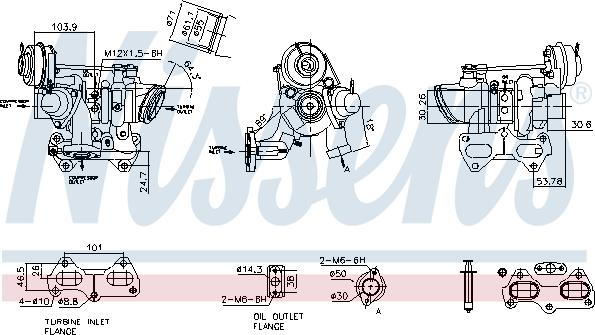 Nissens 93490 - Компресор, наддув autozip.com.ua