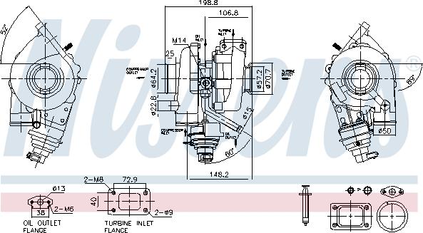 Nissens 93467 - Компресор, наддув autozip.com.ua