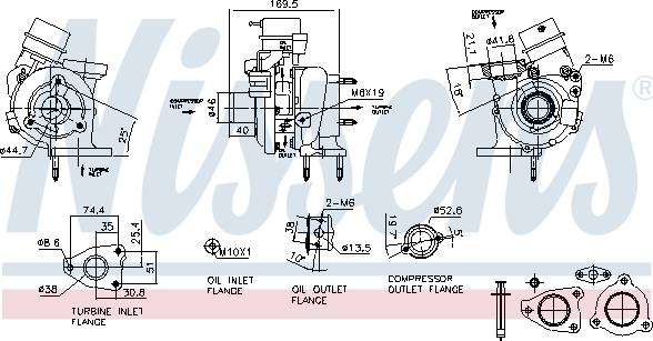 Nissens 93419 - Компресор, наддув autozip.com.ua