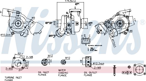 Nissens 93428 - Компресор, наддув autozip.com.ua