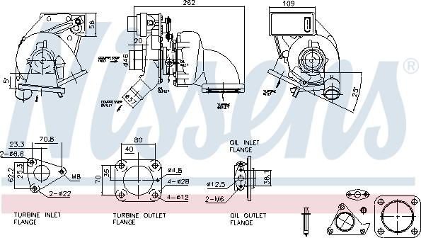 Nissens 93517 - Компресор, наддув autozip.com.ua