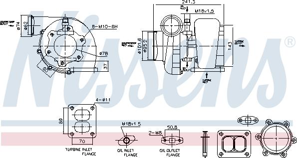 NISSENS 93583 - Компресор, наддув autozip.com.ua