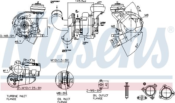 Nissens 93606 - Компресор, наддув autozip.com.ua