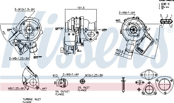 Nissens 93610 - Компресор, наддув autozip.com.ua