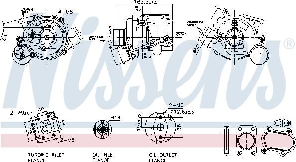 Nissens 93611 - Компресор, наддув autozip.com.ua