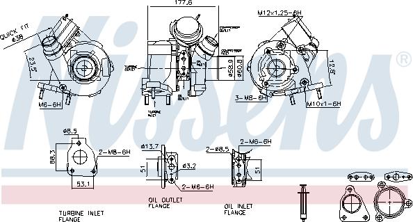 Nissens 93627 - Компресор, наддув autozip.com.ua