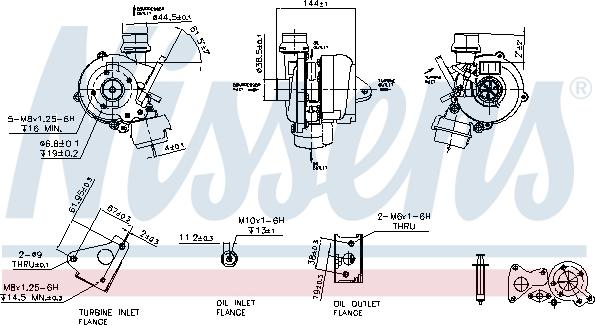 Nissens 93092 - Компресор, наддув autozip.com.ua