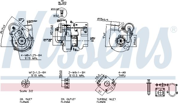 Nissens 93041 - Компресор, наддув autozip.com.ua