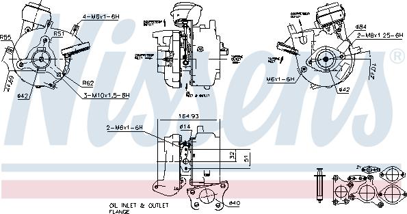 NISSENS 93056 - Компресор, наддув autozip.com.ua