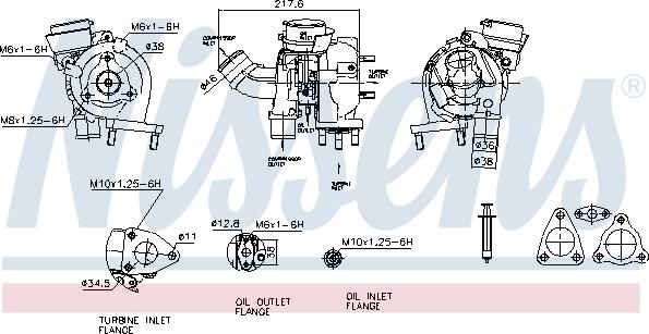 Nissens 93083 - Компресор, наддув autozip.com.ua