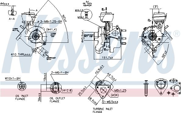 NISSENS 93038 - Компресор, наддув autozip.com.ua