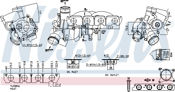 Nissens 93196 - Компресор, наддув autozip.com.ua