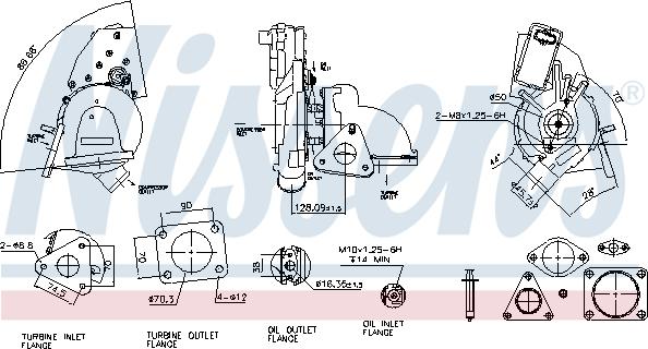 Nissens 93128 - Компресор, наддув autozip.com.ua