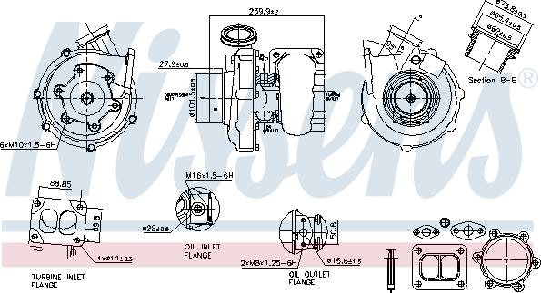 NISSENS 93390 - Компресор, наддув autozip.com.ua