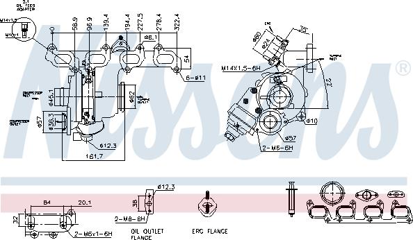 Nissens 93356 - Компресор, наддув autozip.com.ua