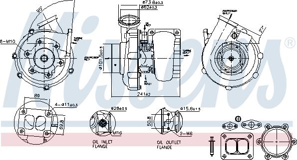 Nissens 93337 - Компресор, наддув autozip.com.ua