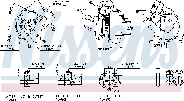 Nissens 93241 - Компресор, наддув autozip.com.ua