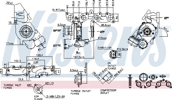 NISSENS 93253 - Компресор, наддув autozip.com.ua