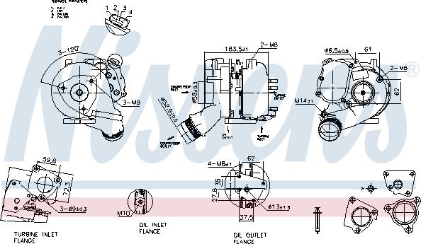 Nissens 93280 - Компресор, наддув autozip.com.ua