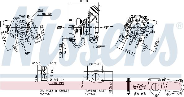 NISSENS 93233 - Компресор, наддув autozip.com.ua