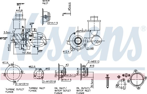 Nissens 93222 - Турбокомпресор autozip.com.ua