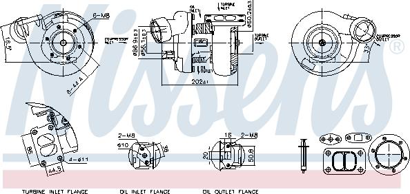 NISSENS 93792 - Компресор, наддув autozip.com.ua