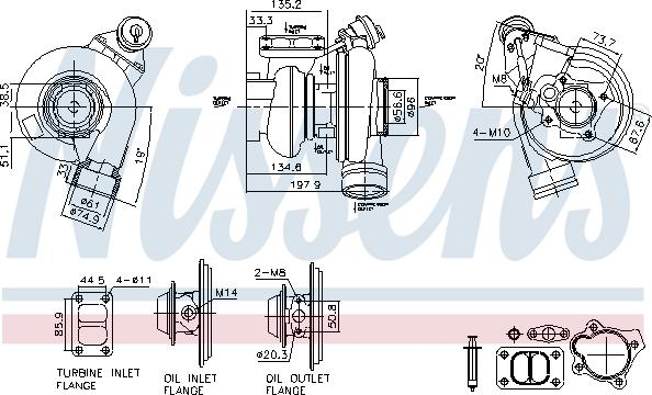 Nissens 93759 - Компресор, наддув autozip.com.ua