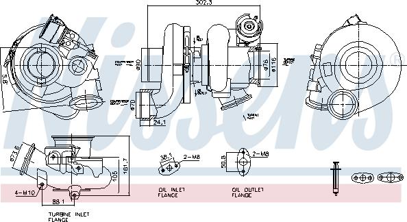 Nissens 93787 - Компресор, наддув autozip.com.ua