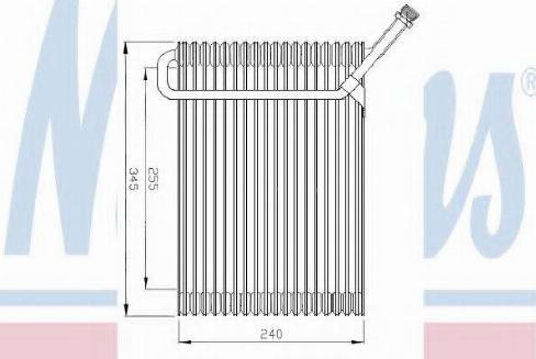 Nissens 92180 - Випарник, кондиціонер autozip.com.ua