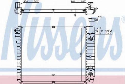 Nissens 60939A - Радіатор, охолодження двигуна autozip.com.ua